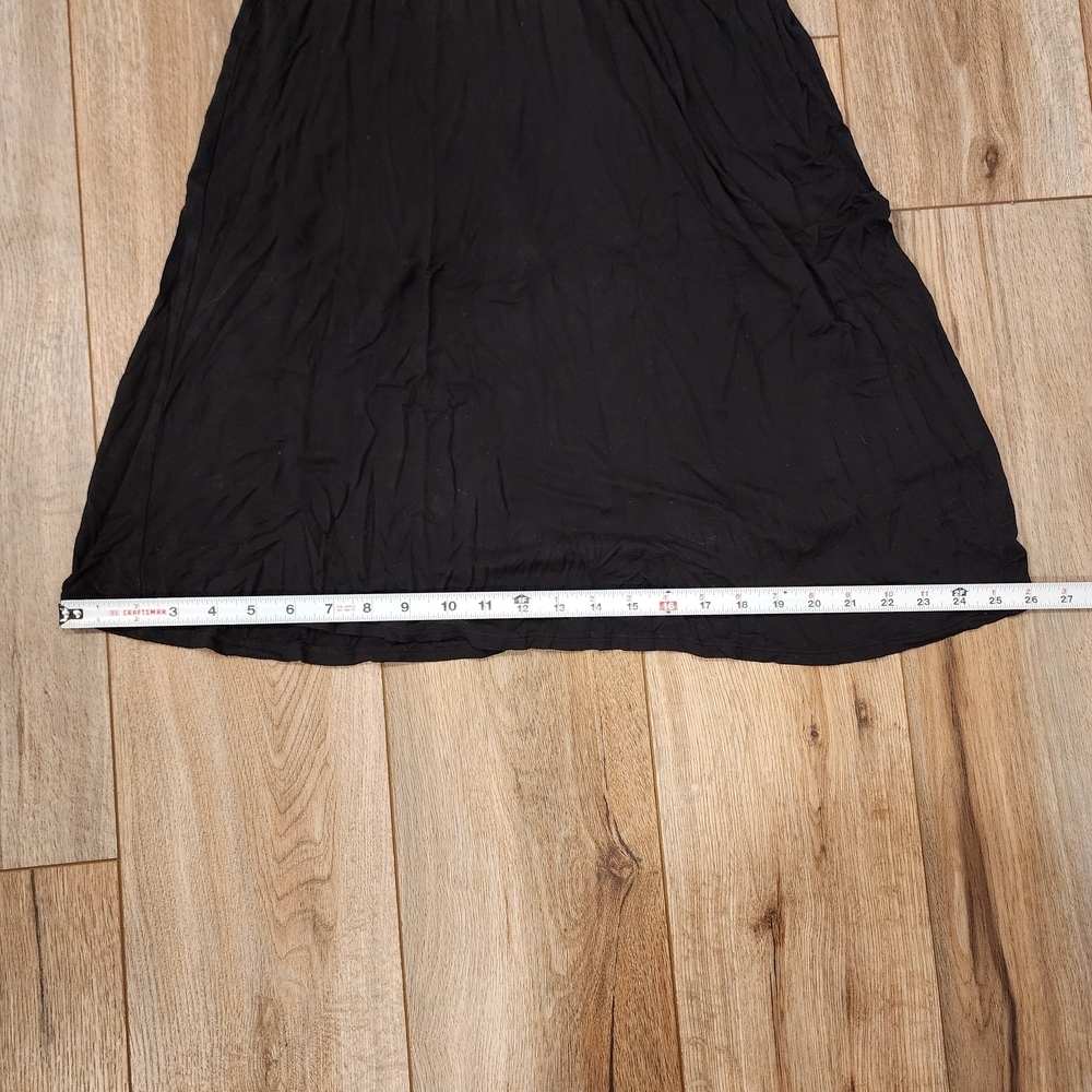 Merona Black Sleeveless Sundress Scoop Neck Casual - Picture 4 of 7